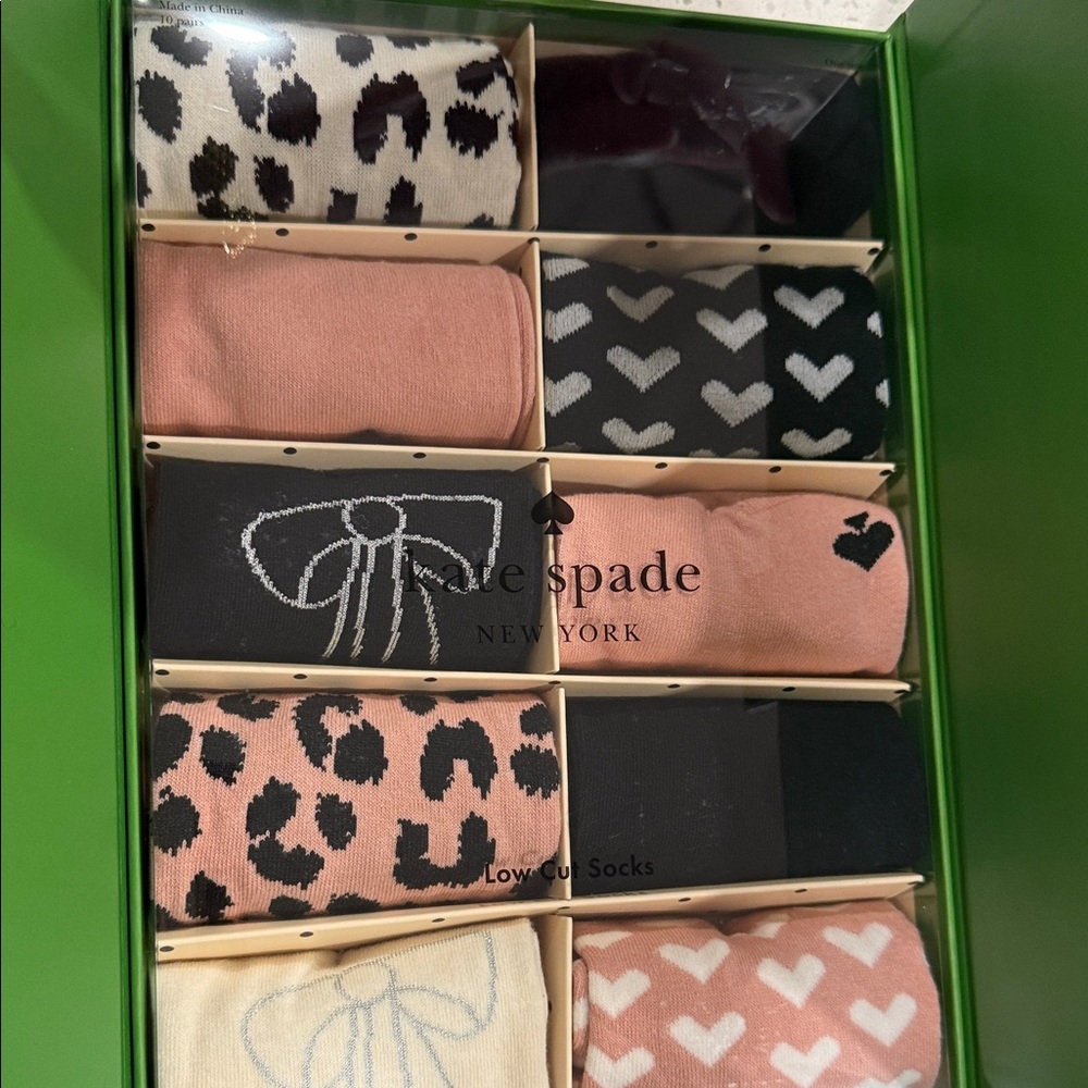 Kate Spade Multicolor 10 Days of Sock with Gift Box 🎁 - Picture 4 of 5
